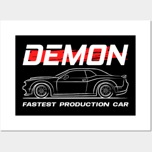 Muscle Demon V8 Racing Posters and Art